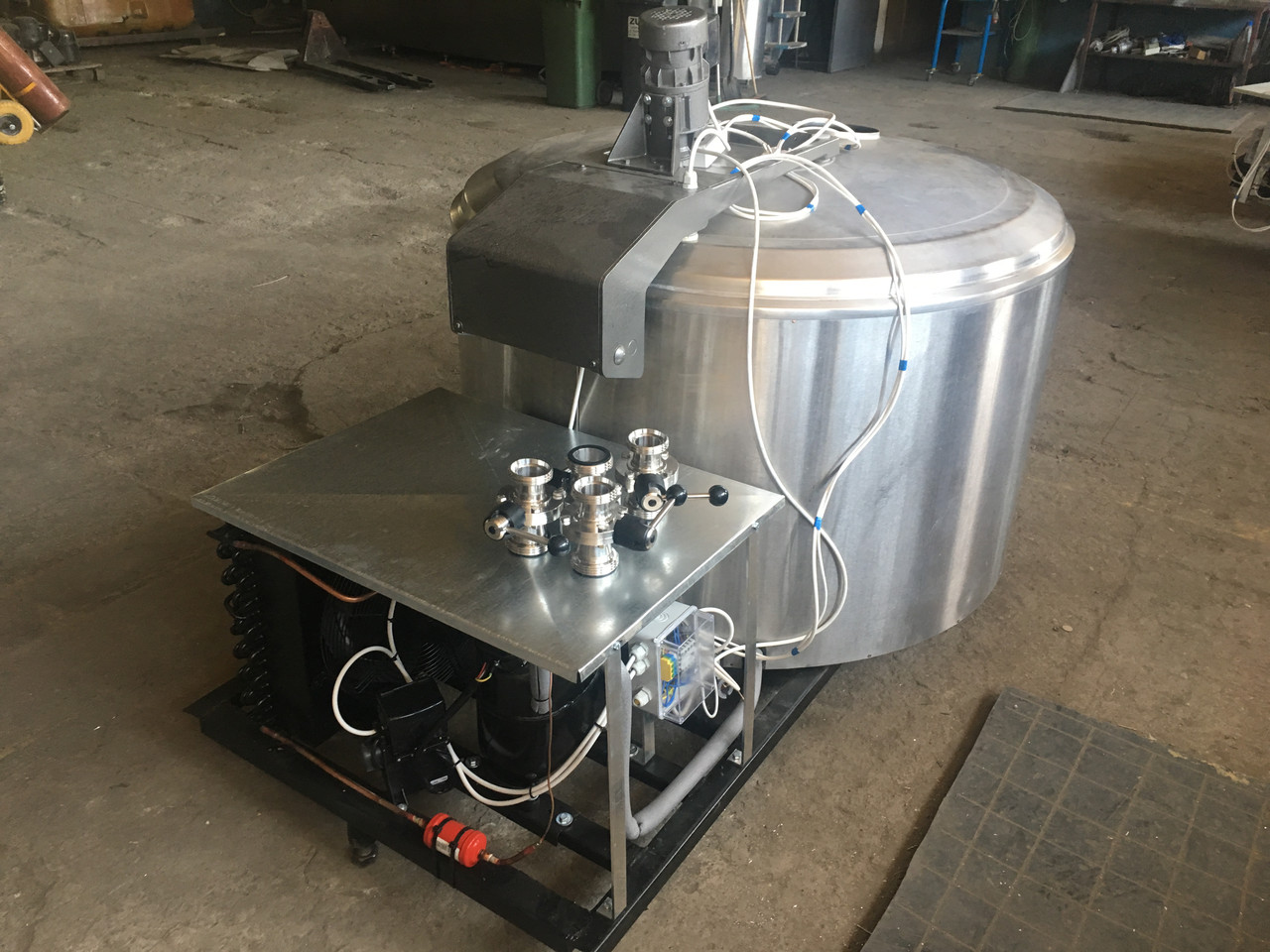 Охолоджувач молока Б/У ALFA LAVAL 500 відкритого типу об'ємом 500 літрів - Зображення 2