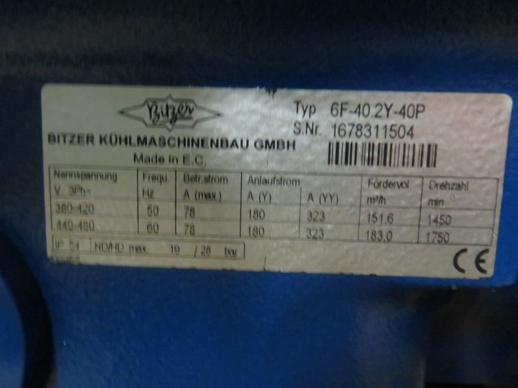 Холодильний Б/У компресор Bitzer 6F-40.2Y-40P - Зображення 2