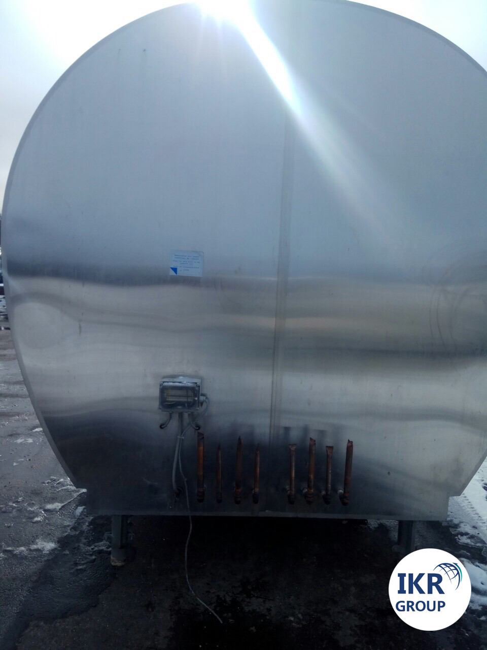 Танк охолоджувач молока Б/У ALFA LAVAL 26000 закритого типу об'ємом 26000 літрів - Зображення 2