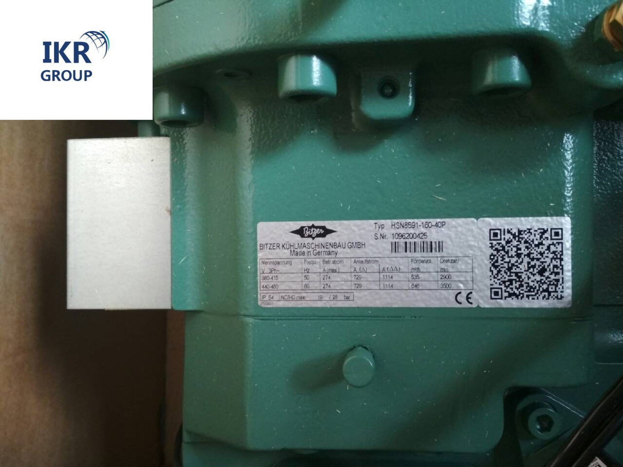 Компресор холодильний Bitzer HSN 8591-160 ( Новий) - Зображення 3
