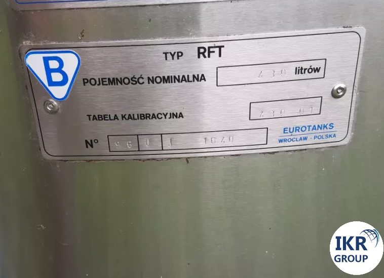 Охолоджувач молока б/к Alfa Laval 400 відкритого типу об'ємом 430 літрів - Зображення 2
