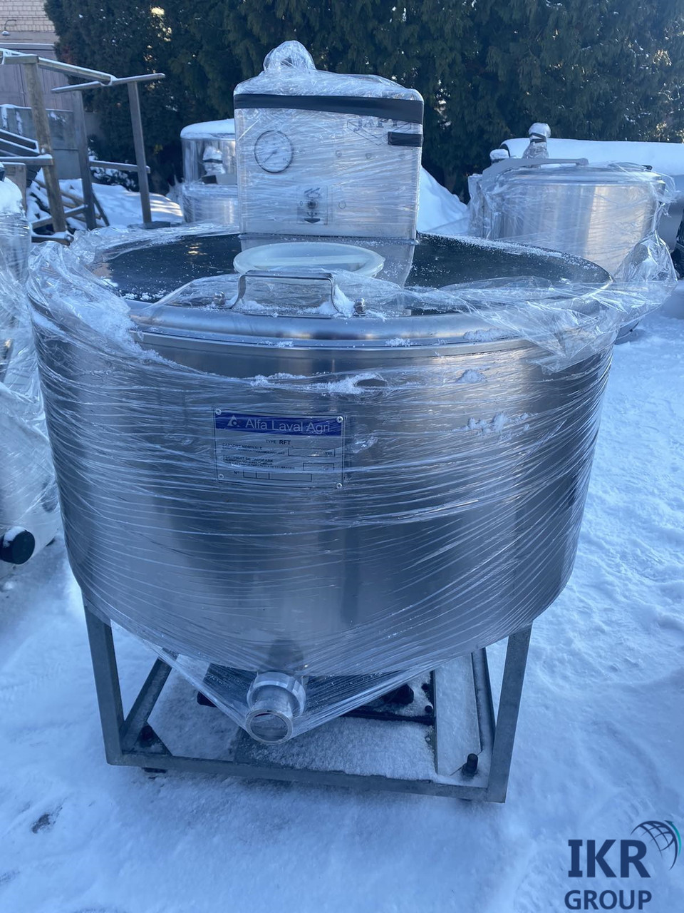 Охладитель молока б/у Alfa Laval на 200 литров открытого типа / Охолоджувач молока на 200 літрів - Зображення 5