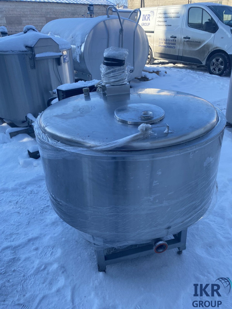 Охладитель молока б/у Alfa Laval на 200 литров открытого типа / Охолоджувач молока на 200 літрів - Зображення 2