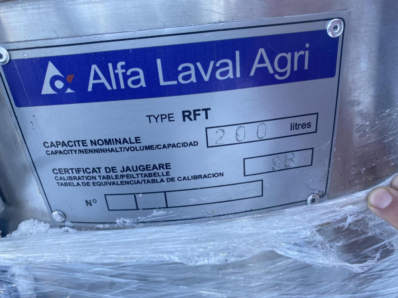 Охладитель молока б/у Alfa Laval на 200 литров открытого типа / Охолоджувач молока на 200 літрів - Зображення 3