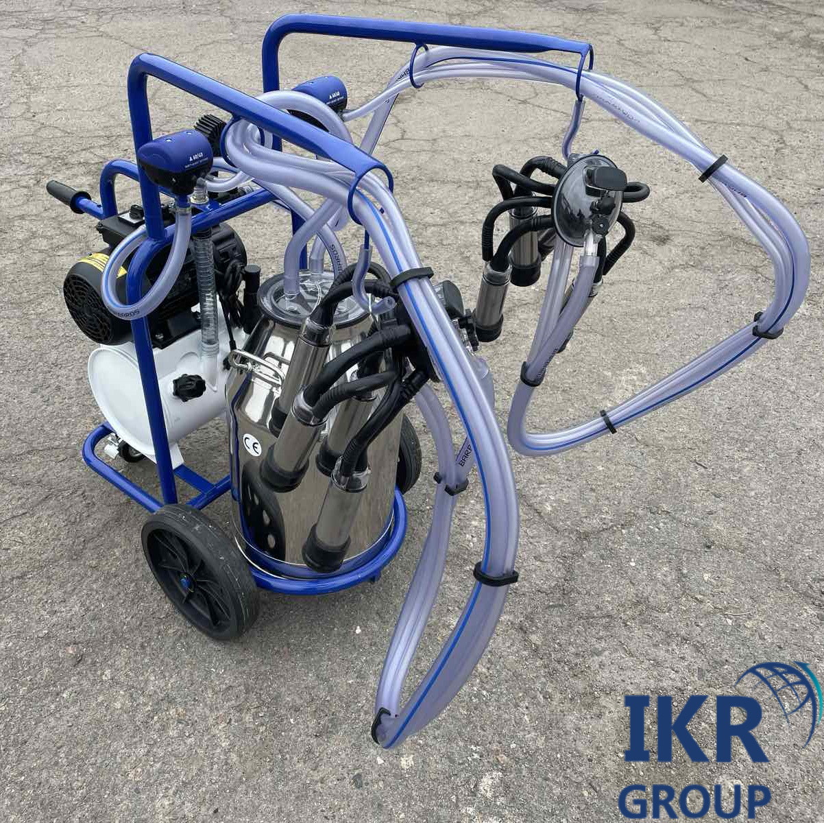 Доїльний апарат для одночасного доїння 2-х корів Most, Barbaros Motor TK 2-PK - Зображення 4